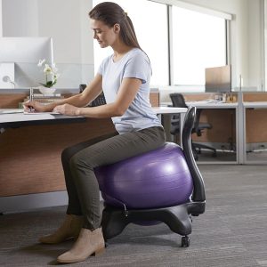 Gaiam balance yoga ball chair