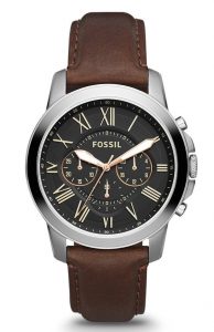 Fossil FS4813 Leather Watch