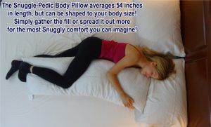 Snuggle-Pedic Body pillow
