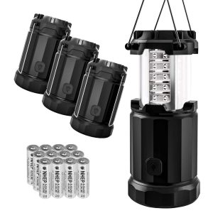 Etekcity-3-Pack Black Collapsible LED Lantern