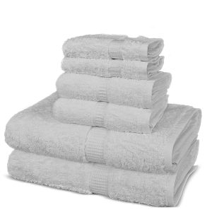 TURUOISE Eco-Friendly Bath Towels (Set of 6)