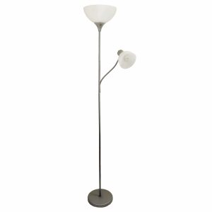 Simple Designs LF2000-SLV Floor Lamp