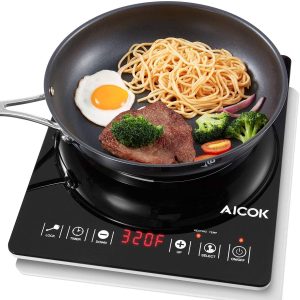 Aicok Induction Cooktop Countertop Burner Smart Sensor Touch