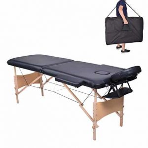 FirstWell Folding 2-Section Wooden Massage Table