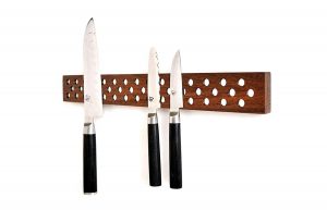 Magnetic Wooden Knife Bar Holder Strip