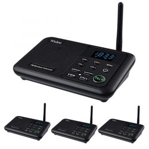 Wuloo Intercoms Wireless for Home 1 Mile Range 22 Channel