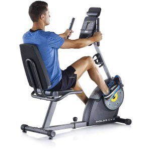 Gold's Gym Cycle Trainer 400R Exercise Recumbent Bike