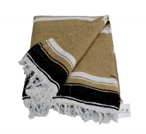 Open Road Goods Brown Thick Navajo Diamond Mexican Yoga Blanket