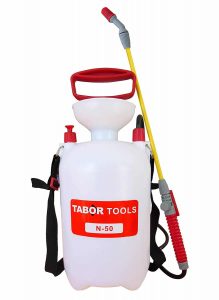 TABOR TOOLS N-50, 1.3 Gallon Lawn and Garden Pump Pressure Sprayer