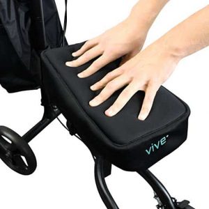 Vive Knee Scooter - Improves Leg Comfort during Injury (Black)