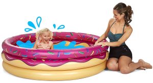 Bigmouth Strawberry Donut Inflatable Pool