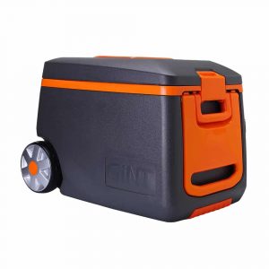 GiNT Rolling Cooler with Telescoping Handle, 53 Quart I