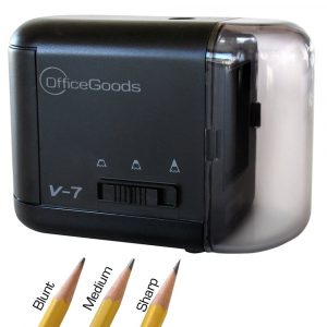 OfficeGoods Electric and Battery Operated Sharpener (Black)