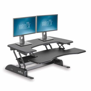 VARIDESK Height-Adjustable Standing Desk – Black