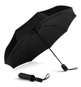 REPEL Windproof Travel Umbrella w/Teflon Coating