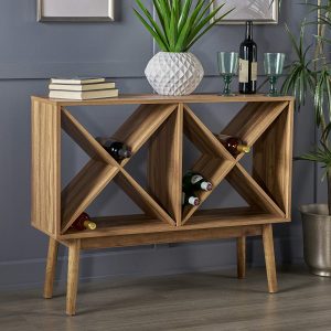 Great Deal Furniture Modern Sonoma Wood Bar Cabinet