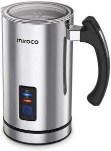 Miroco Electric Milk Steamer and Hot Chocolate Maker, 120V