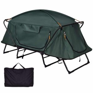 Tangkula Tent Cot Foldable Person Hiking Camping Tent