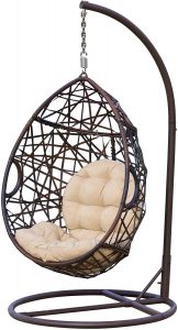 Christopher Knight Home 239197 Tear Drop Hanging Chair