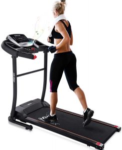 Merax Electric Running Jogging Folding Treadmill for Home Use