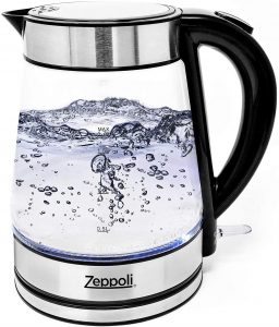 Zeppoli Electric Kettle - Glass Tea Kettle