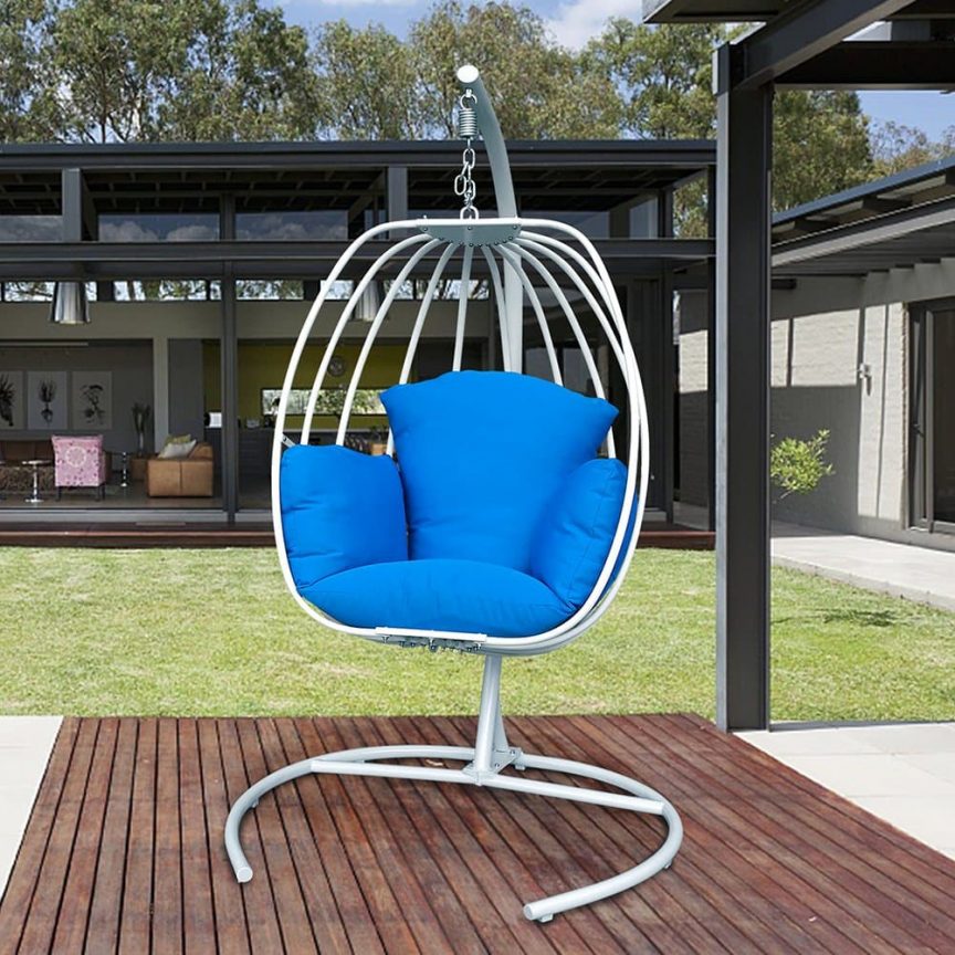 Hanging chair with stands