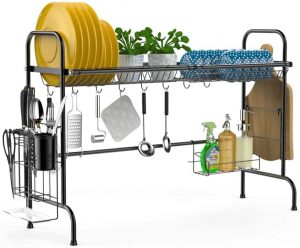 Over the Sink Dish Drying Rack, iSPECLE Large Premium