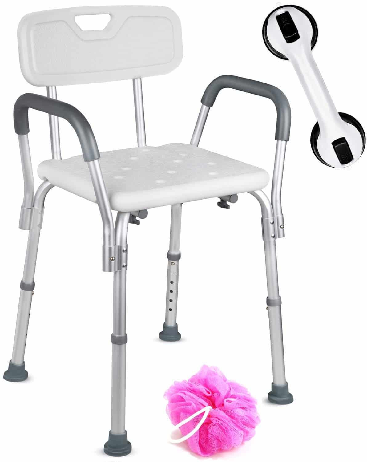 Top 10 Best Handicap Shower Chair With Arm And Back In 2022 Reviews