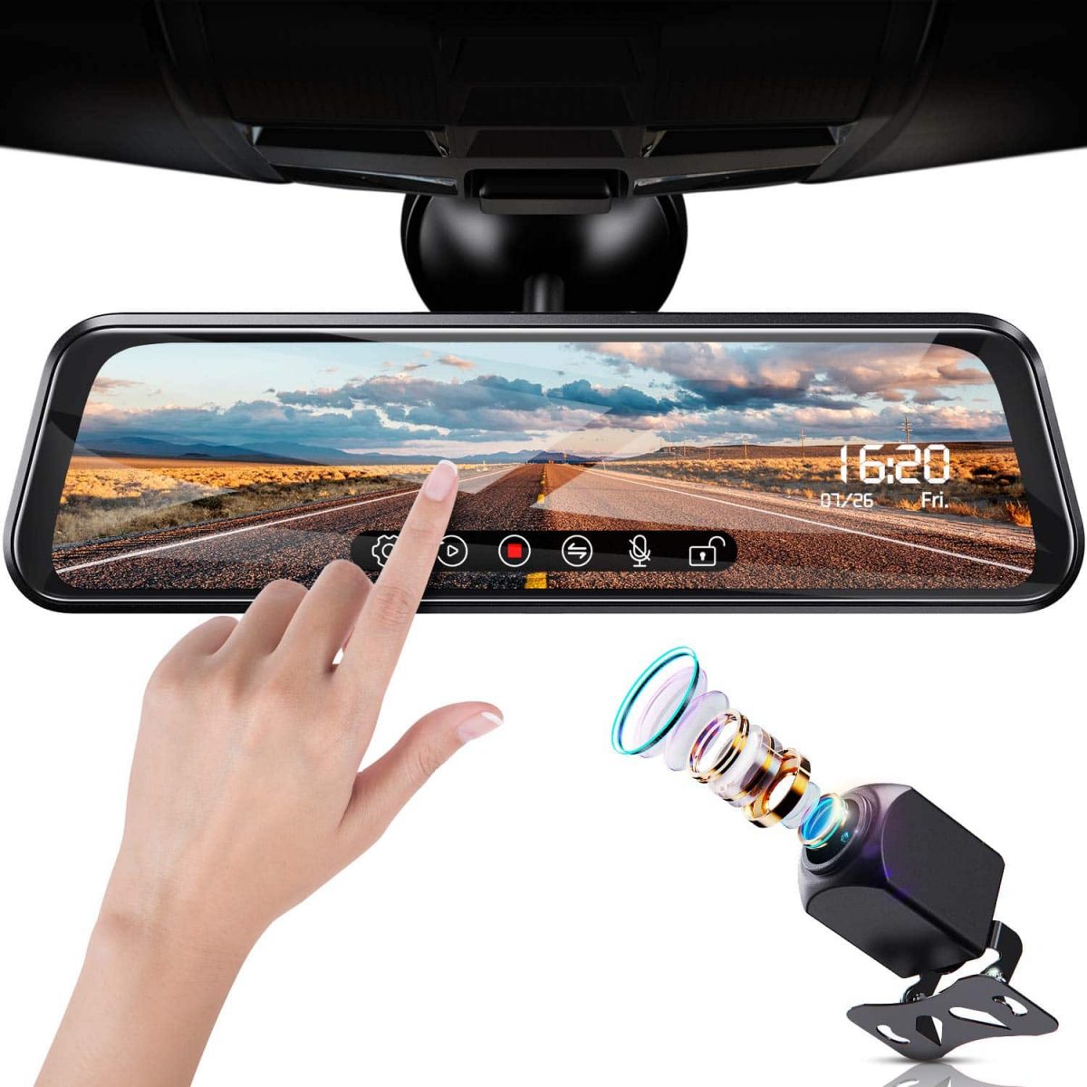 Top 10 Best Rear View Mirror Cameras in 2023 Complete Reviews