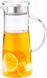 Apexstone 50 Oz Water Pitcher with Handle and Lid