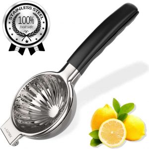 XBUTY Lemon Squeezer with Silicone Handles