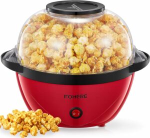 Popcorn Machine, 2-in-1 Automatic Stirring