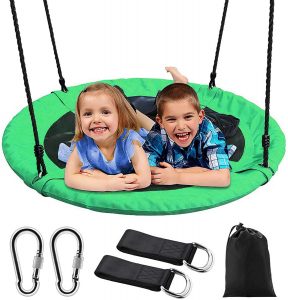 Braoses Saucer Tree Swing for Kids Adults