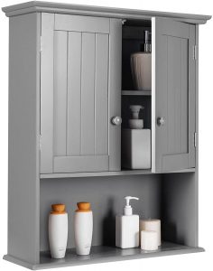 Tangkula Wall Mount Bathroom Cabinet
