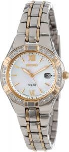 Seiko Women's SUT068 Two-Tone Diamond-Accented Stainless Steel Watch